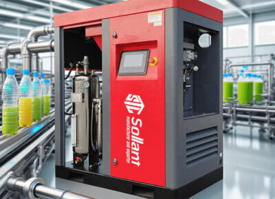 Sollant air compressors for the food and beverage industry